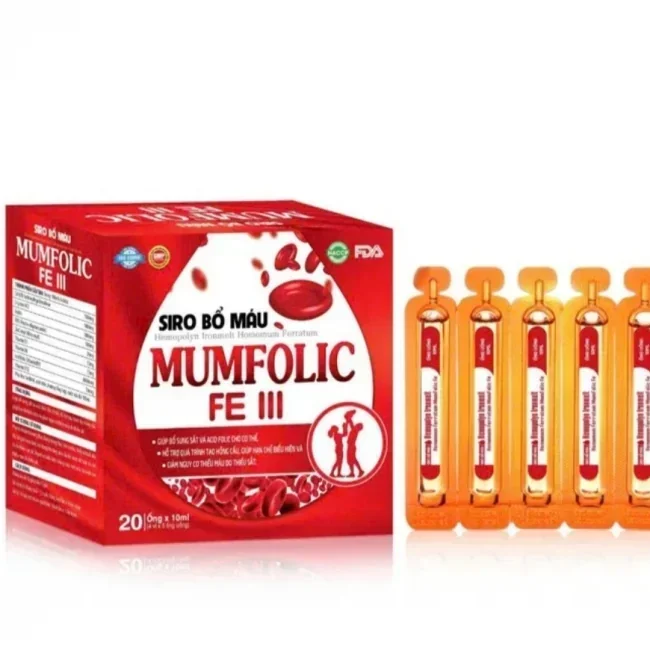 SIRO BỔ MÁU MUMFOLIC FE III - Ảnh 1