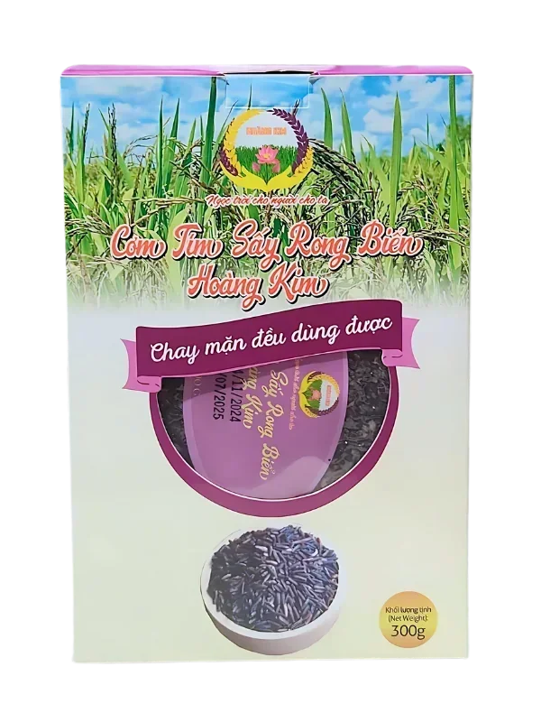 CƠM TÍM SẤY RONG BIỂN HOÀNG KIM - Ảnh 1