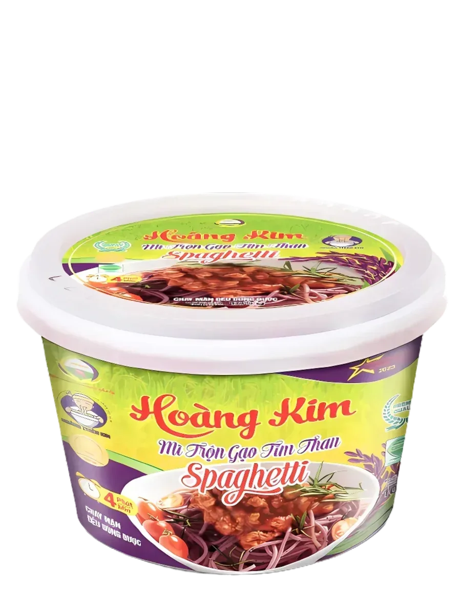 MÌ TRỘN GẠO TÍM THAN SPAGHETTI HOÀNG KIM - Ảnh 2