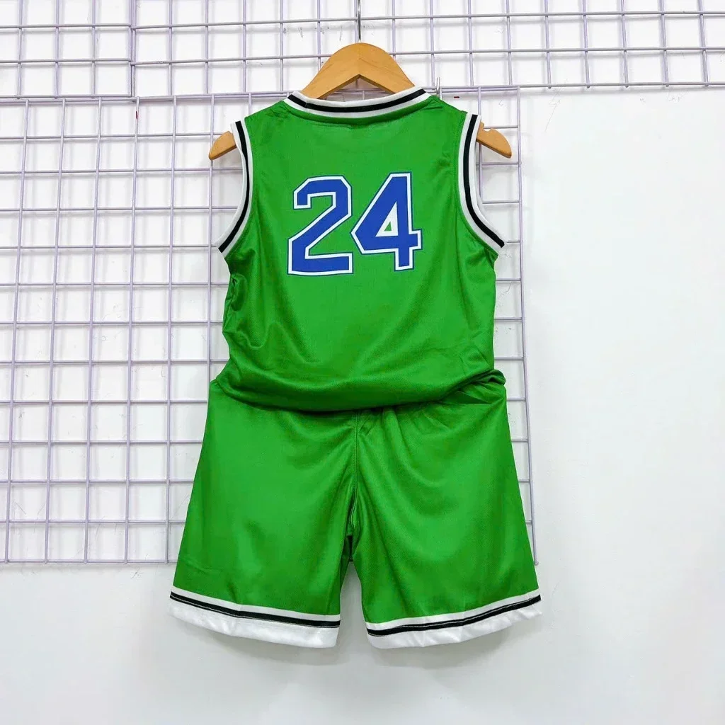 Set Đồ Bộ Thể Thao Bóng Rổ Trẻ Em Unisex Quảng Châu mịn màng dày dặn - Ảnh 2