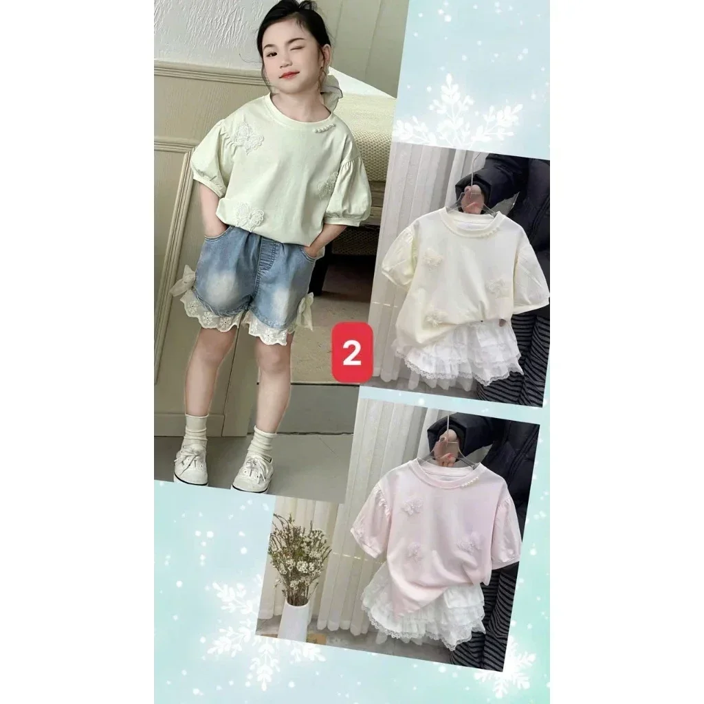 Áo bé gái Quảng Châu – chất cotton Hàn cao cấp - Ảnh 2