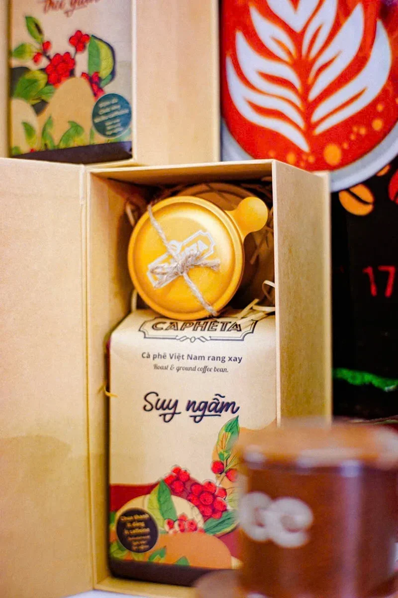 Hộp Quà Tặng Cà Phê Cao Cấp –  Suy Ngẫm Nguyên Chất 500gr & Phin Nhôm Sang Trọng - Ảnh 1