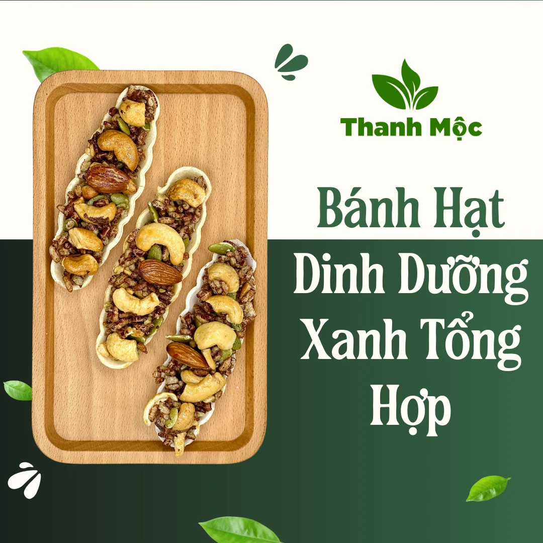 Bánh Hạt Dinh Dưỡng Xanh Tổng Hợp - Ảnh 1