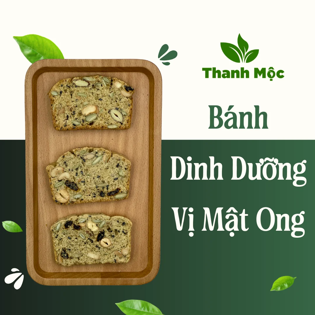 Bánh Dinh Dưỡng Xanh Vị Mật Ong - Ảnh 1