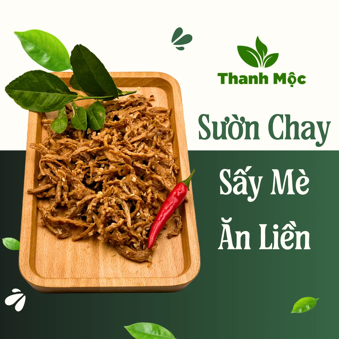 Sườn Chay Sấy Mè Ăn Liền - Ảnh 1